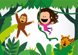 Kinderfeestje Assen thema Jungle